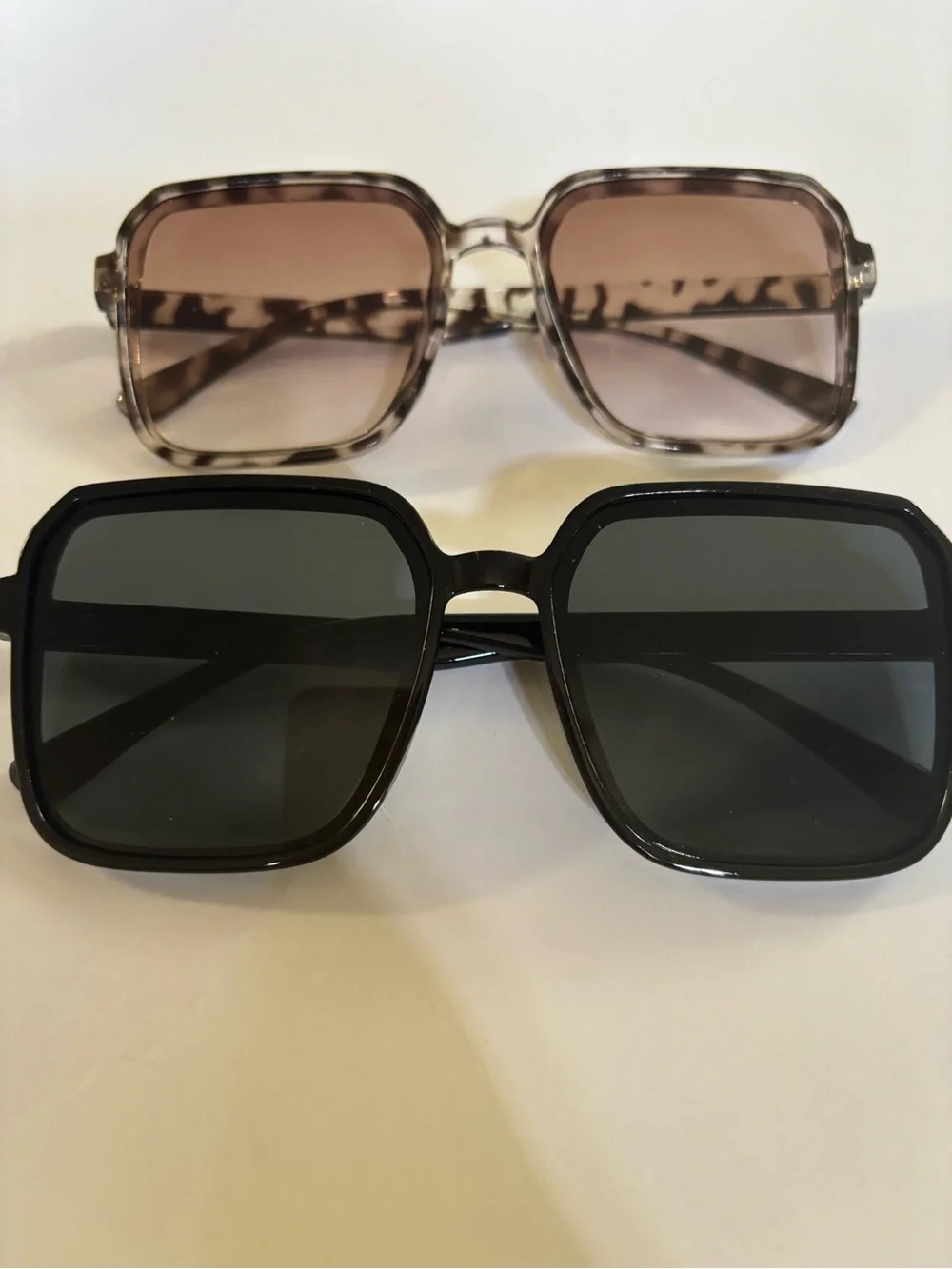 Women’s Square Fashion Sunglasses - Black